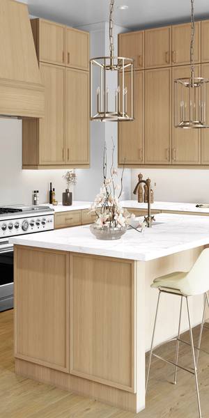 A kitchen with Newport cabinets in Ale