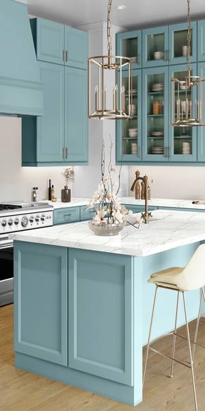 A kitchen with Sydney cabinets in Mountain Stream