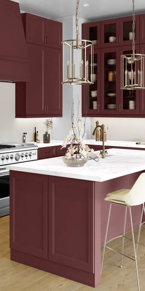 A kitchen with Sydney cabinets in Rumors