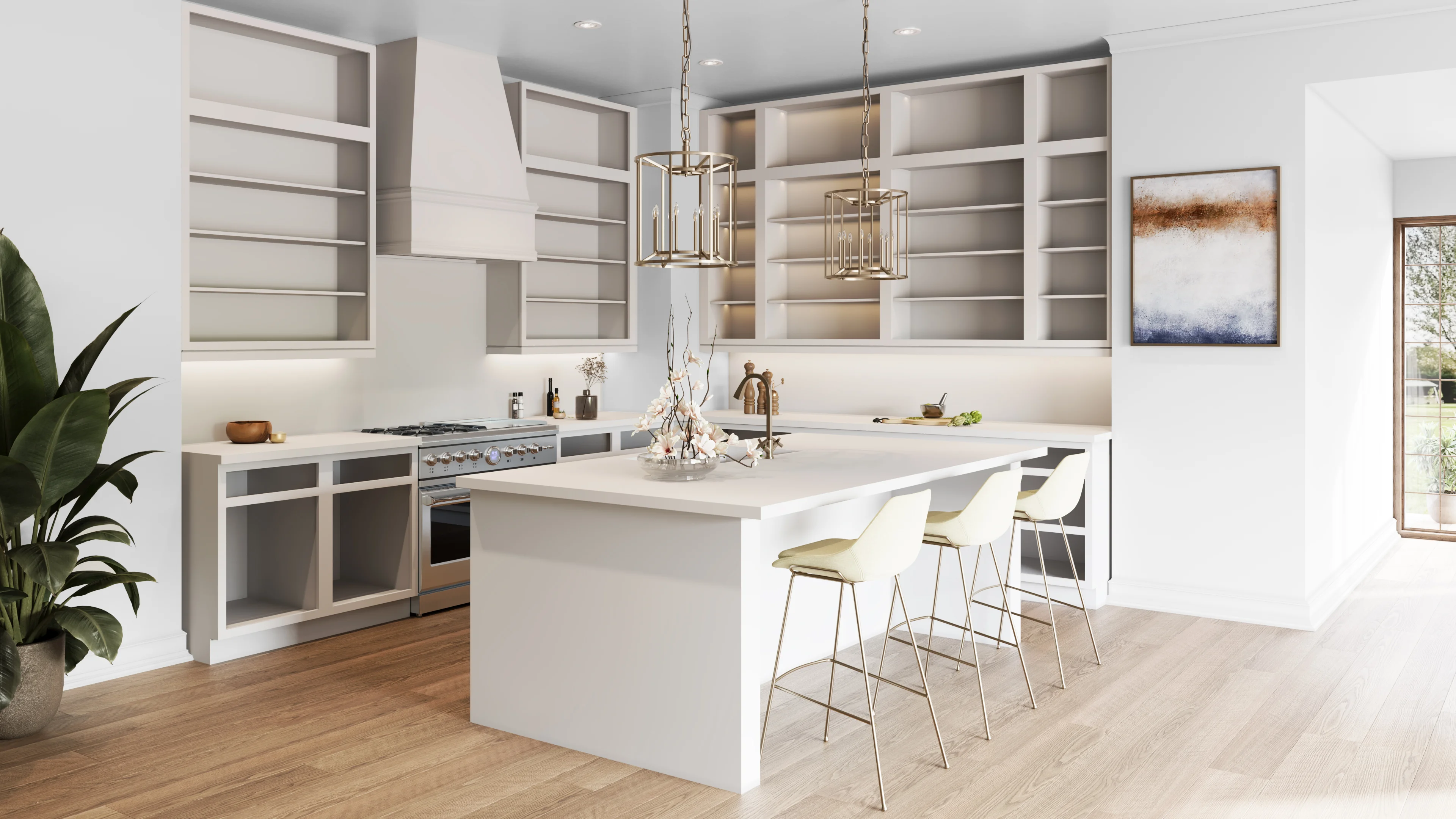 A CNC Cabinetry Concord kitchen, shown with the finishes selected below.