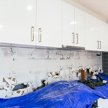 Cabinet Removal and Prep